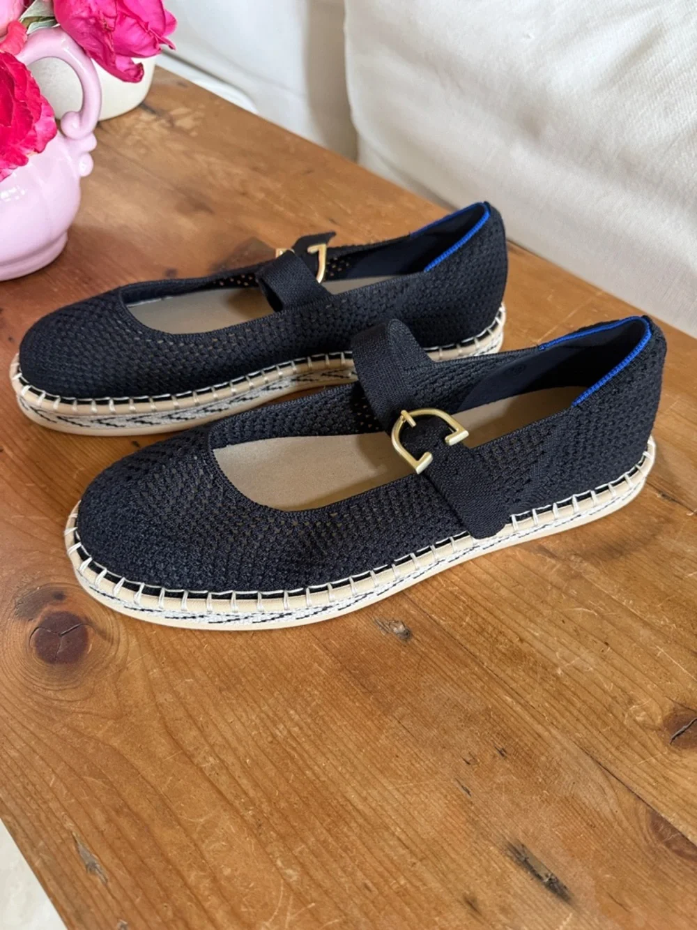 New Rothy’s Mary Espadrille Mary Jane - Picture 1 of 3